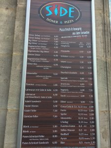döner side fuerth speisekarte