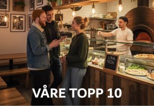 topp 10 pizzeria restaurant norge